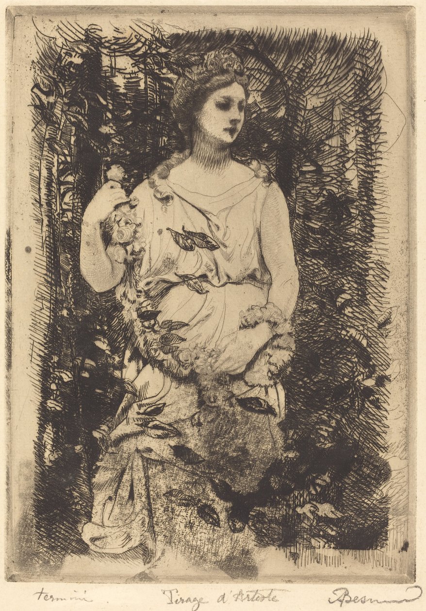 De Flora van de Gros door Albert Besnard