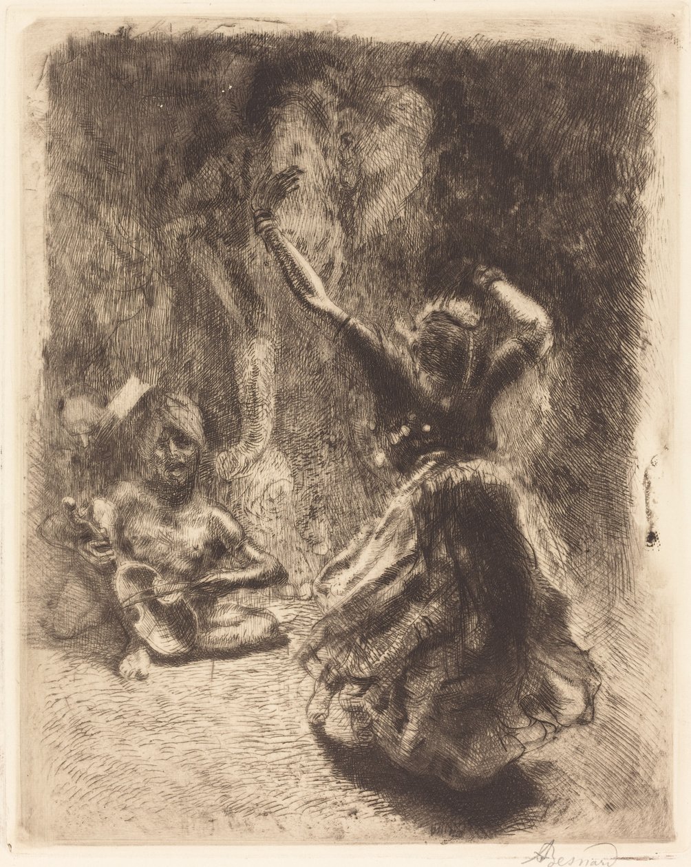 De danseres van Tanjore door Albert Besnard