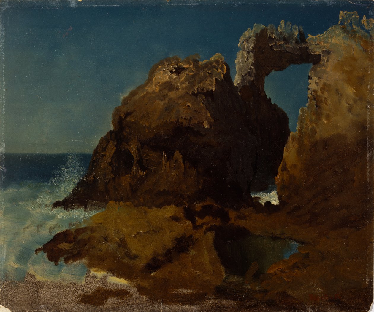 Farralones-eilanden, Stille Oceaan door Albert Bierstadt