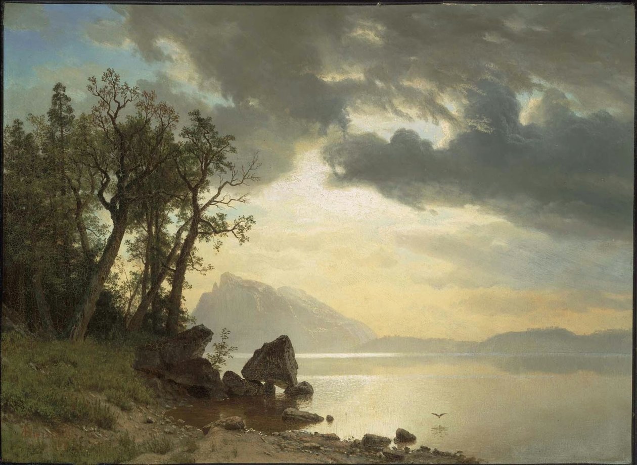Lake Tahoe, Californië door Albert Bierstadt