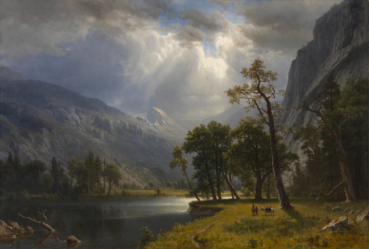 Mount Starr King, Yosemite door Albert Bierstadt