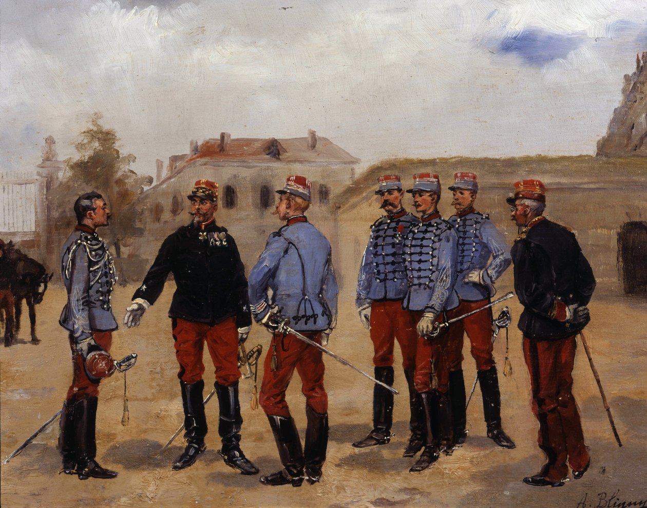 Jagers van Afrika door Albert Bligny