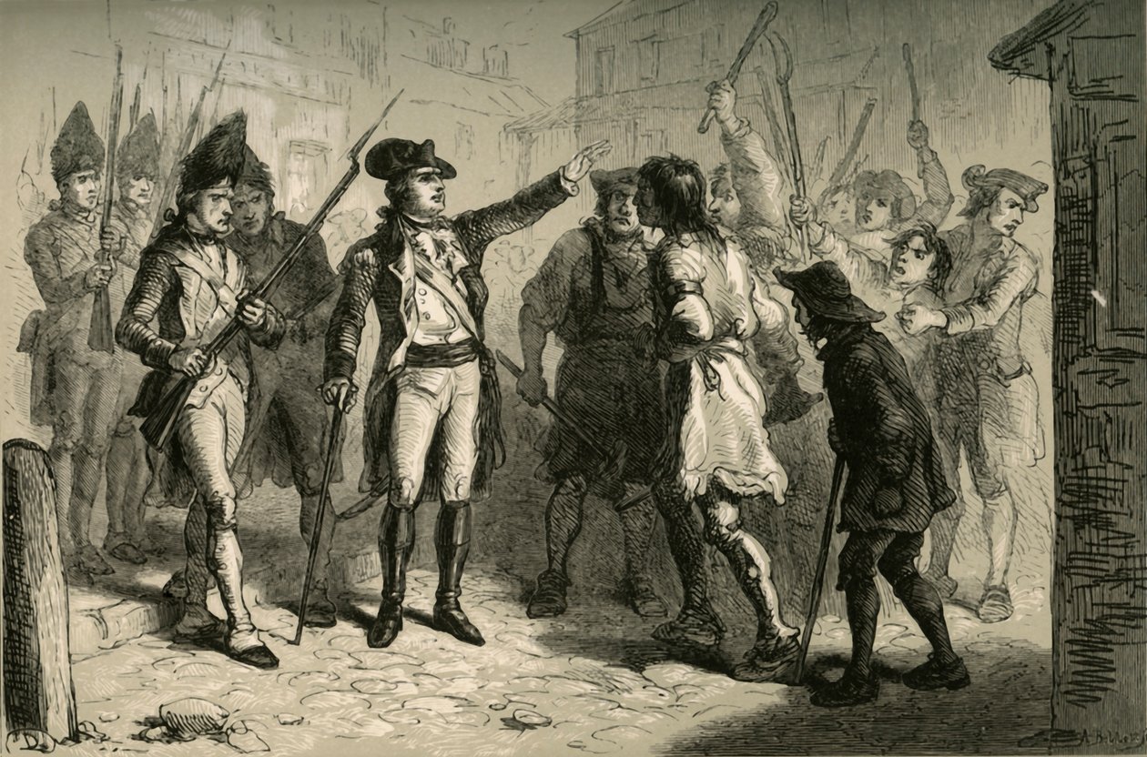 Gouverneur Tryon en de Regulatoren, 1877 door Albert Bobbett