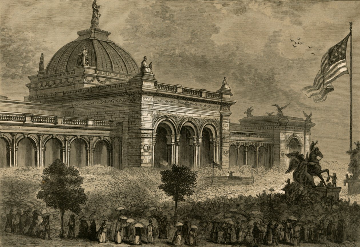 Opening van de Eeuwfeesttentoonstelling, 4 mei 1876, 1878 door Albert Bobbett