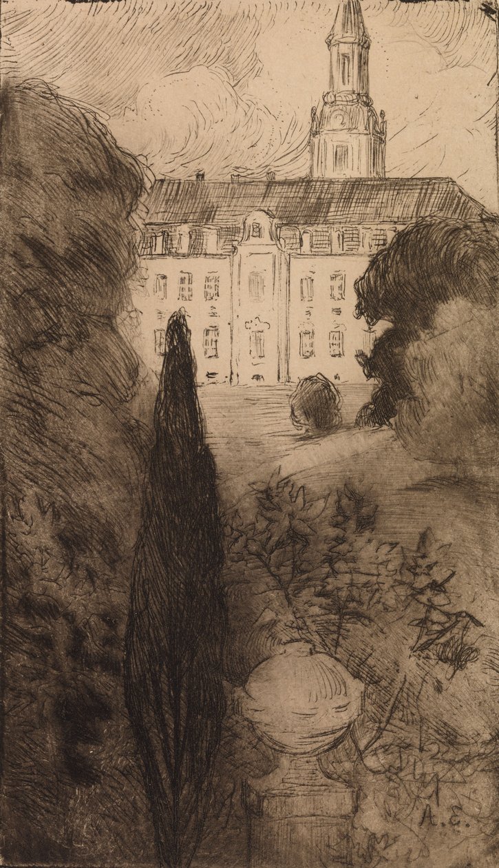 Kasteel Bregentved door Albert Edelfelt