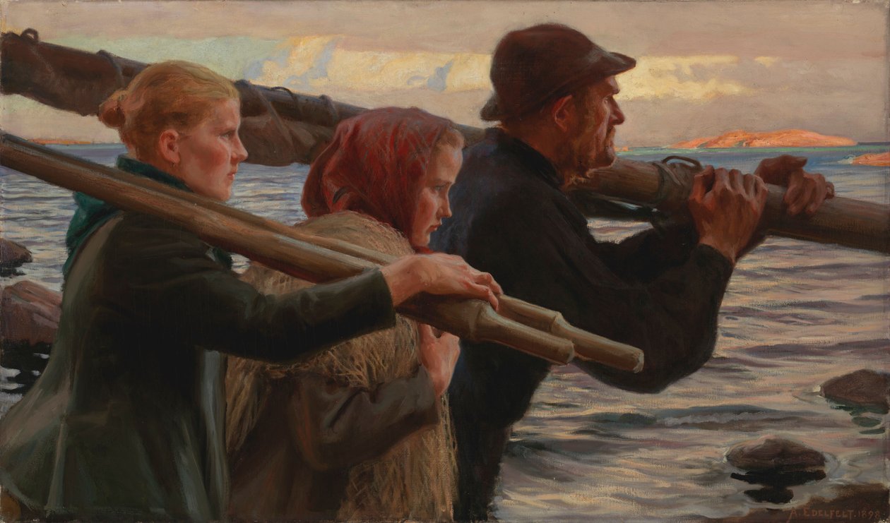 In de buitenste archipel door Albert Edelfelt
