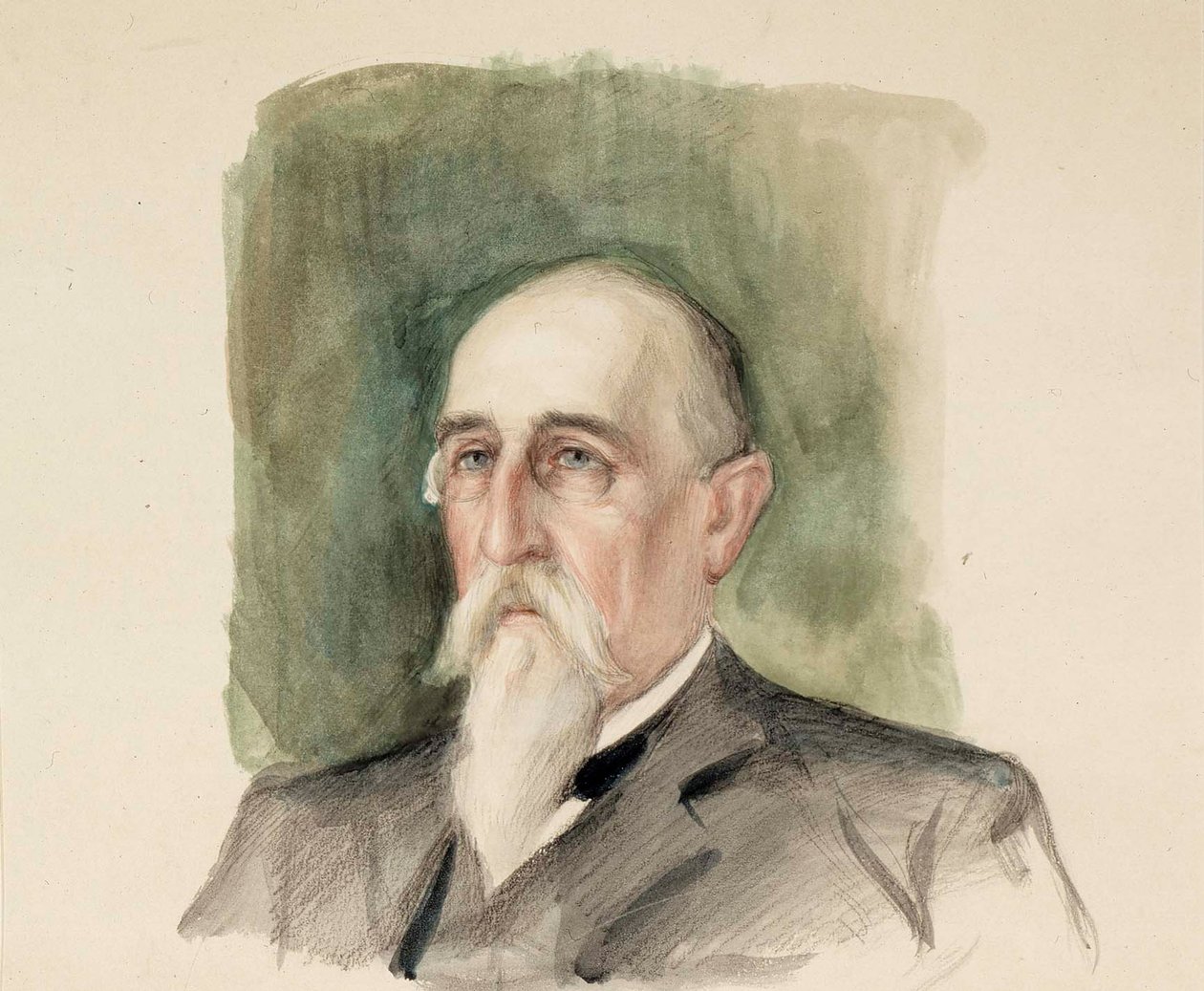 Leo Mechelin, portretstudie door Albert Edelfelt