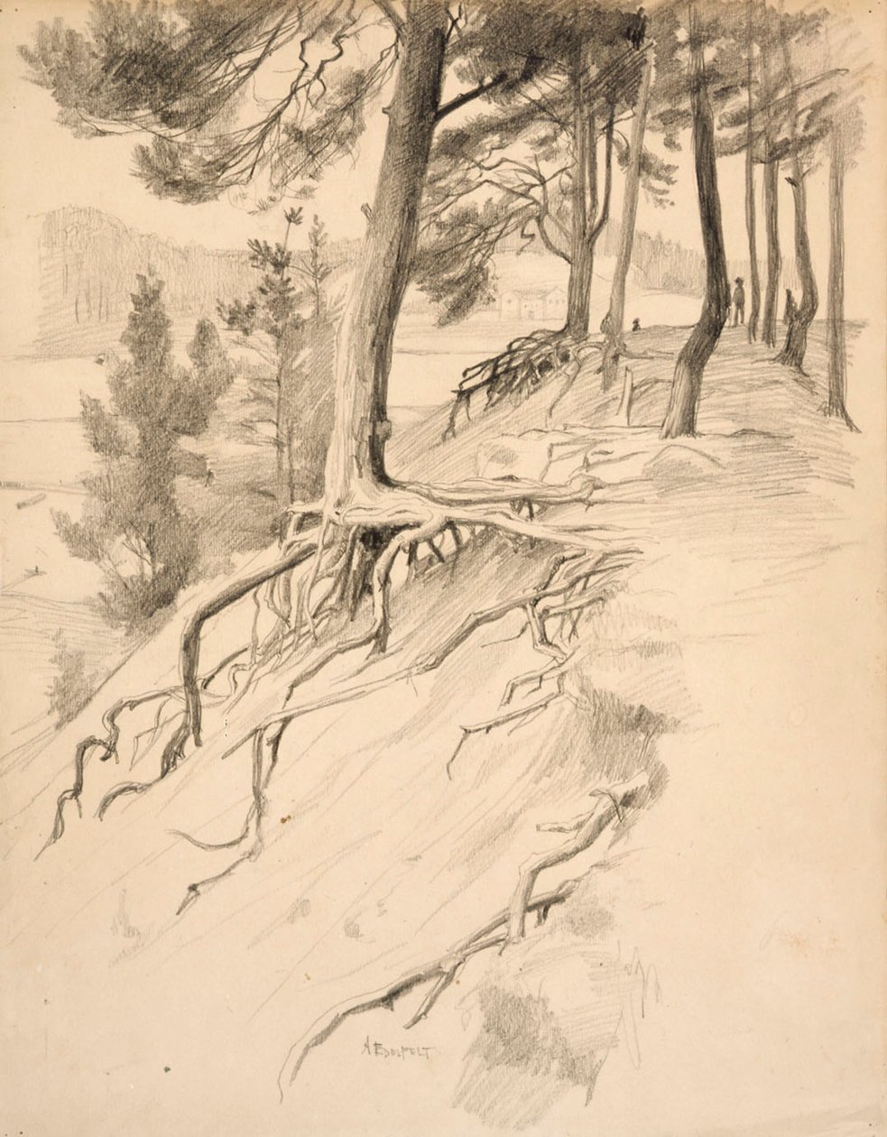 Linnanmäki, Porvoo door Albert Edelfelt