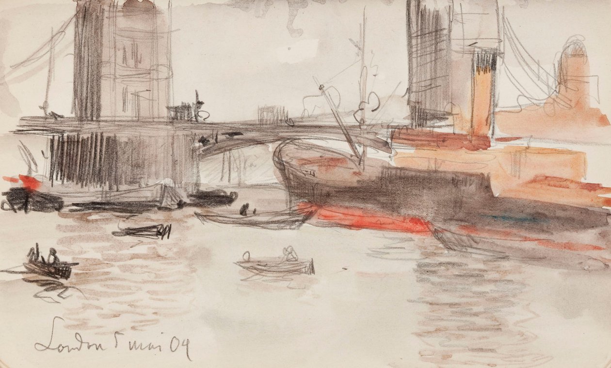 Londen door Albert Edelfelt