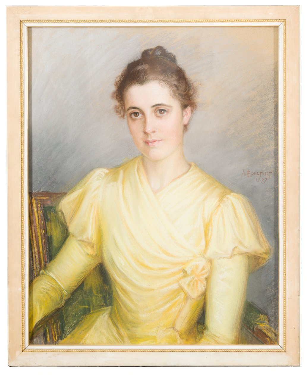 Mevrouw Lamberg, geboren Kjellberg door Albert Edelfelt
