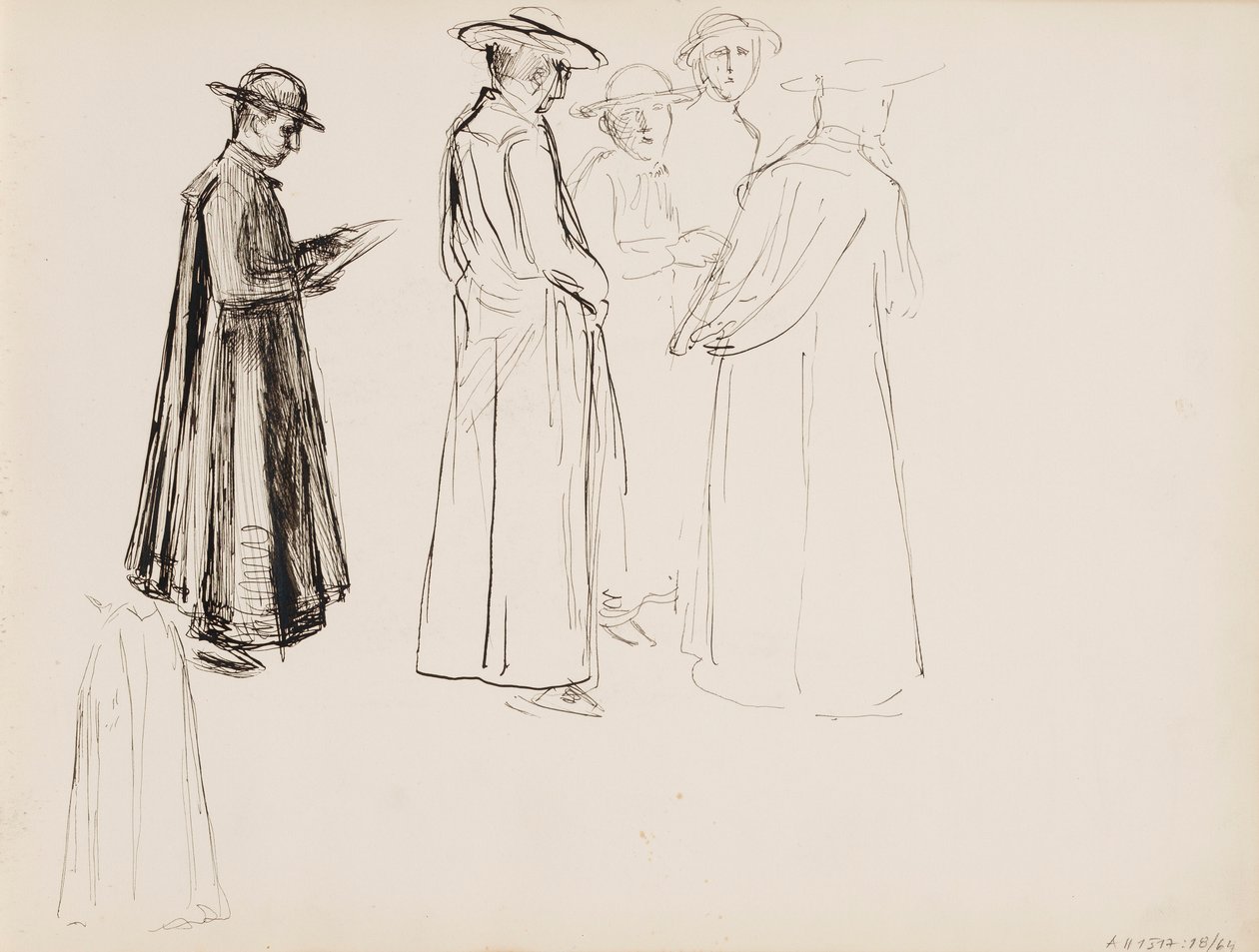 Geestelijken door Albert Edelfelt