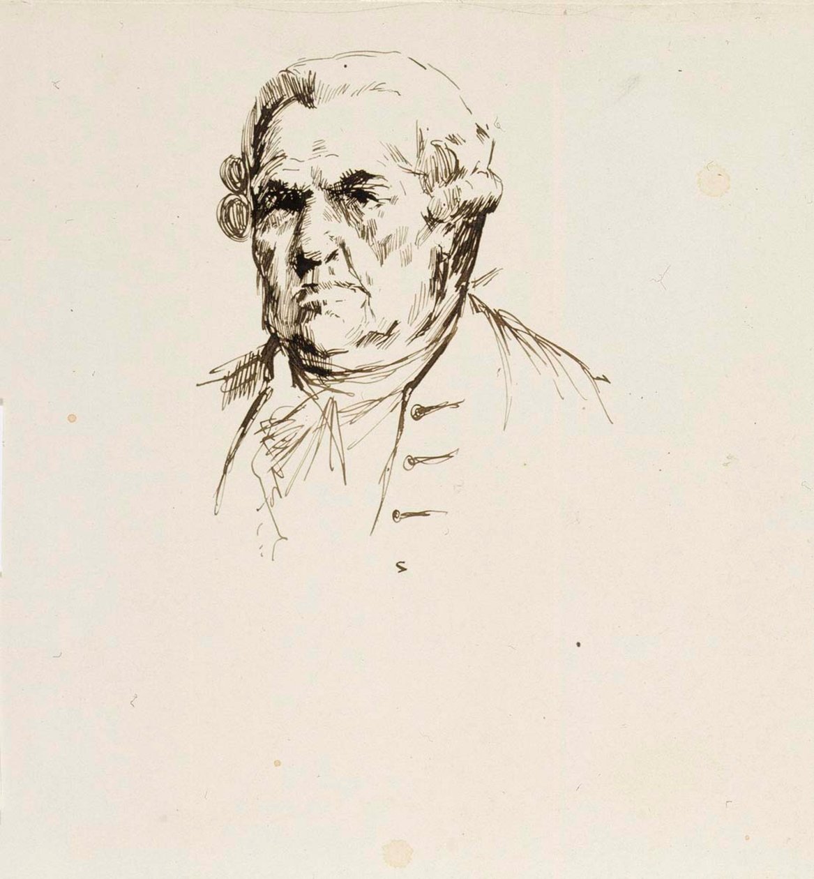 Portret van een man in gustavisch kostuum door Albert Edelfelt