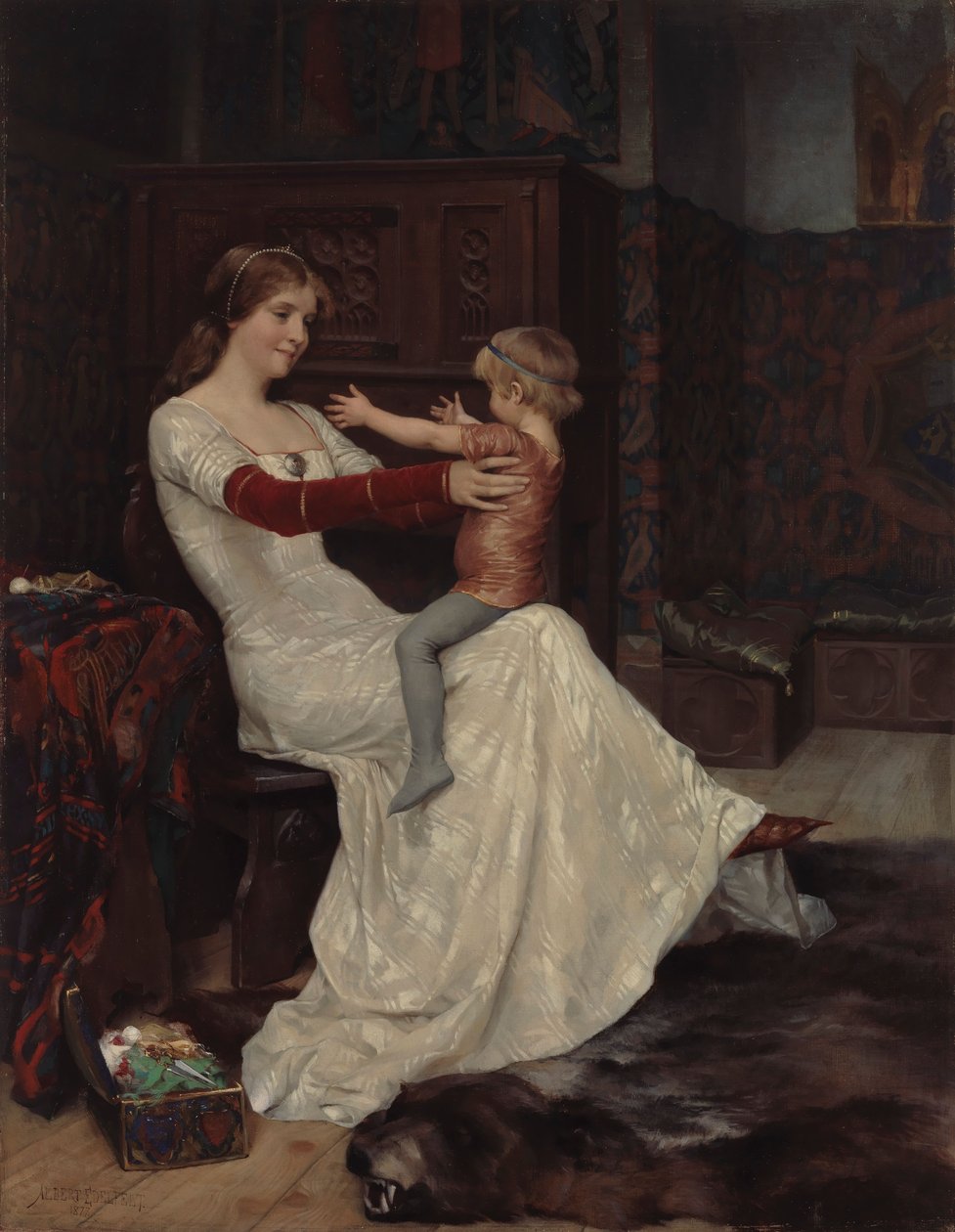 Koningin Bianca door Albert Edelfelt