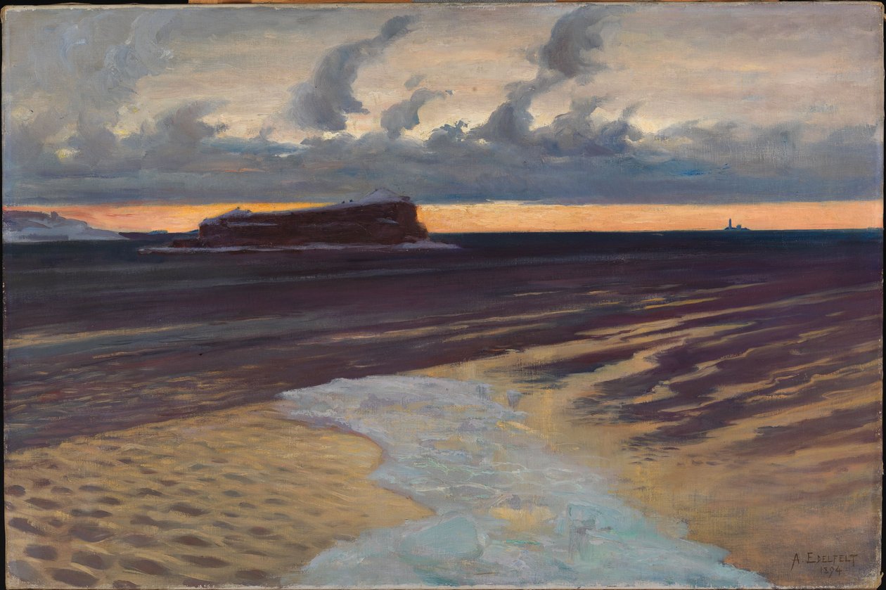 Särkkä-eiland, Helsinki door Albert Edelfelt