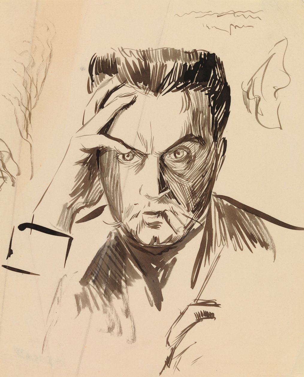Zelfportret door Albert Edelfelt