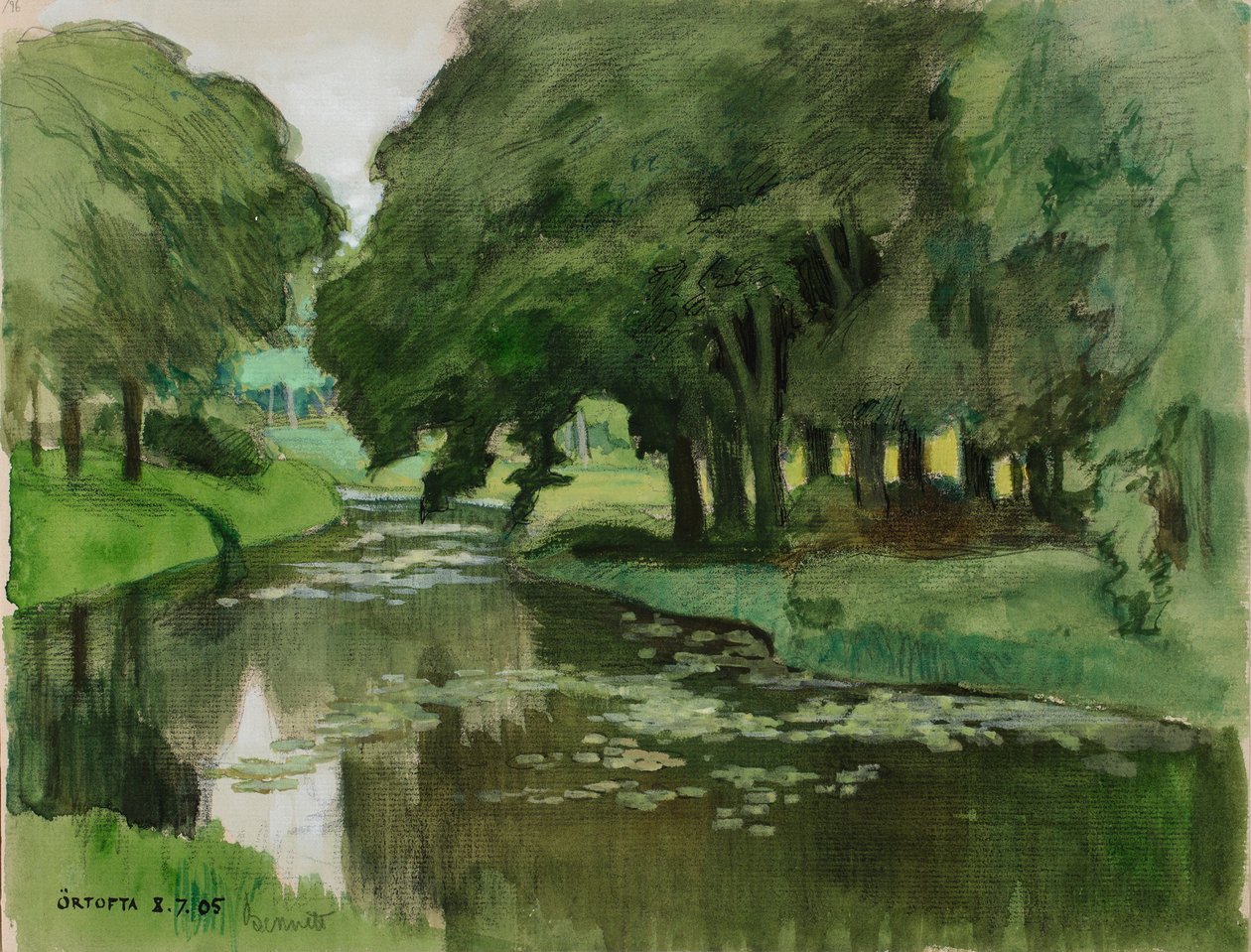 Schetsboek door Albert Edelfelt