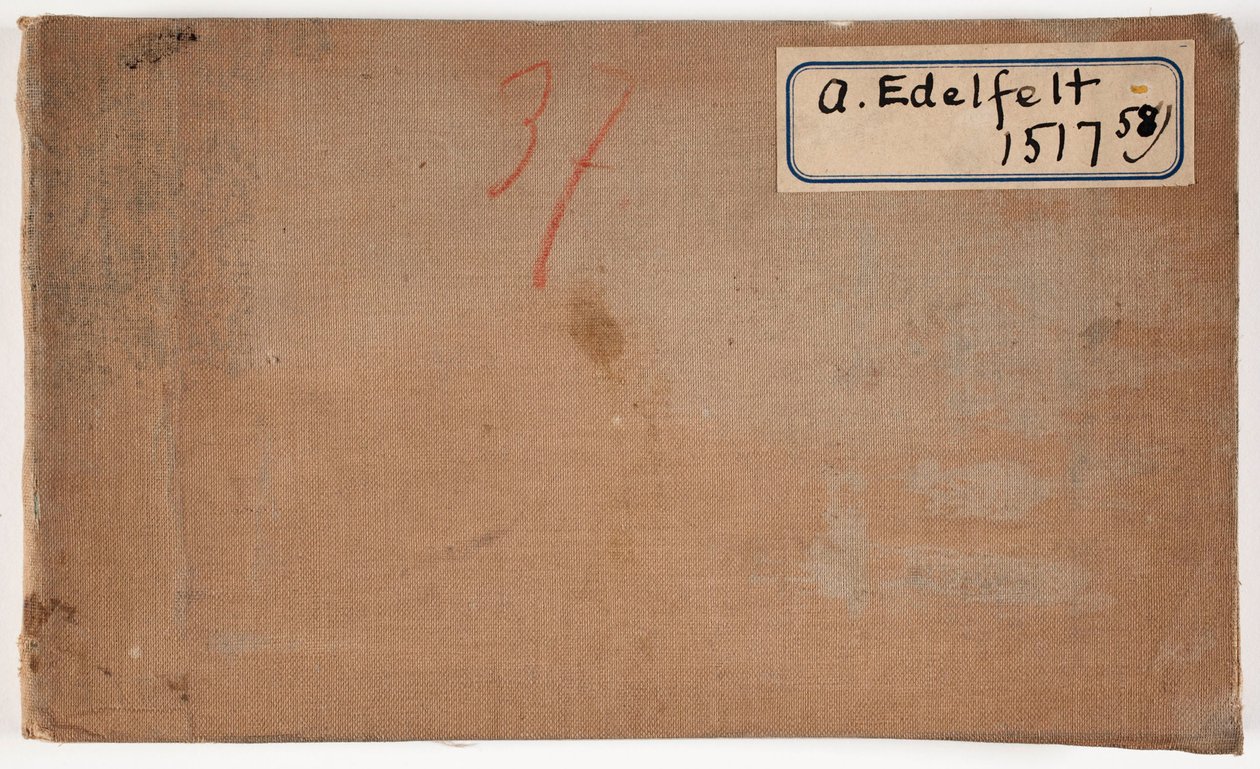 Skizzenbuch door Albert Edelfelt