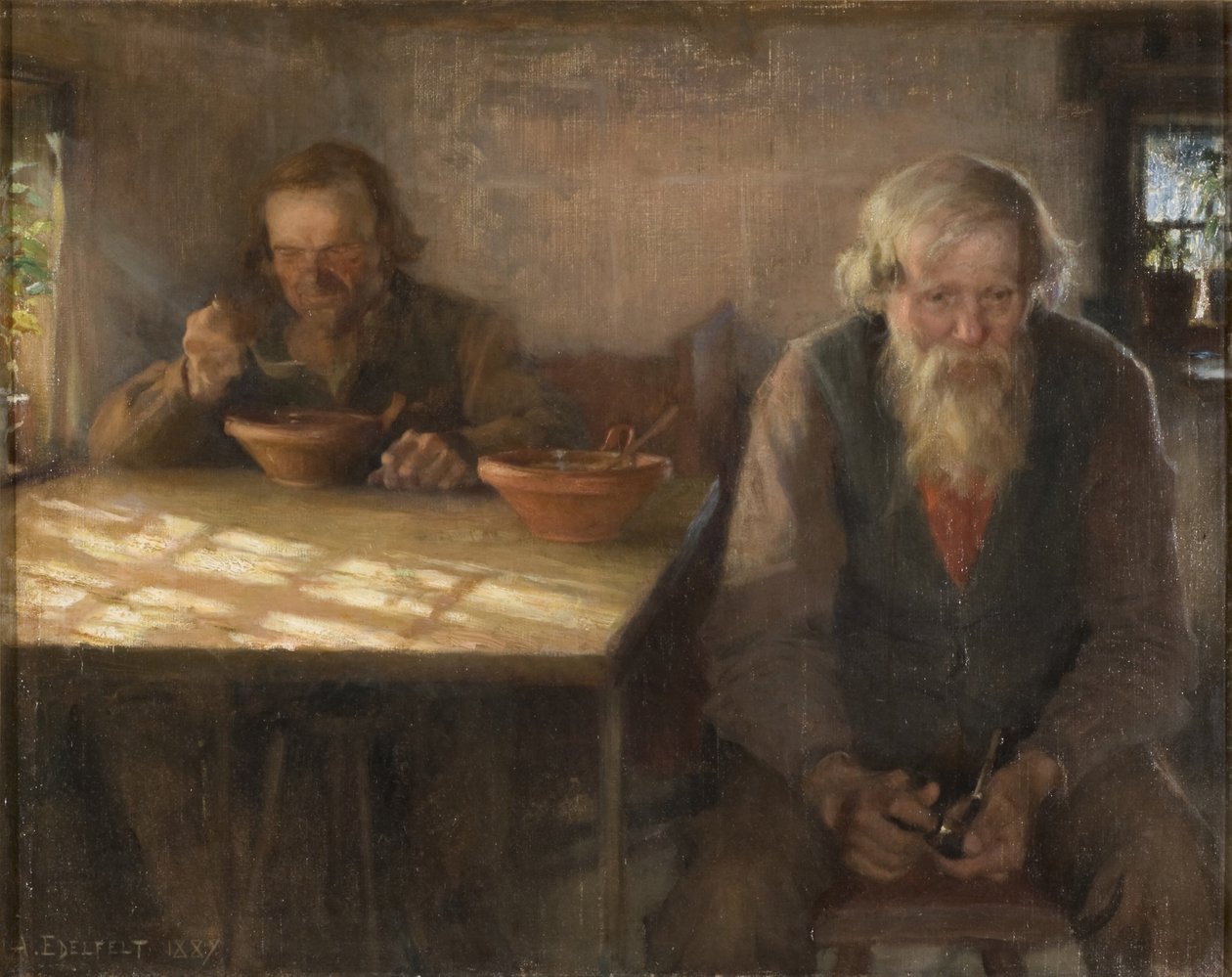 De rustdag door Albert Edelfelt