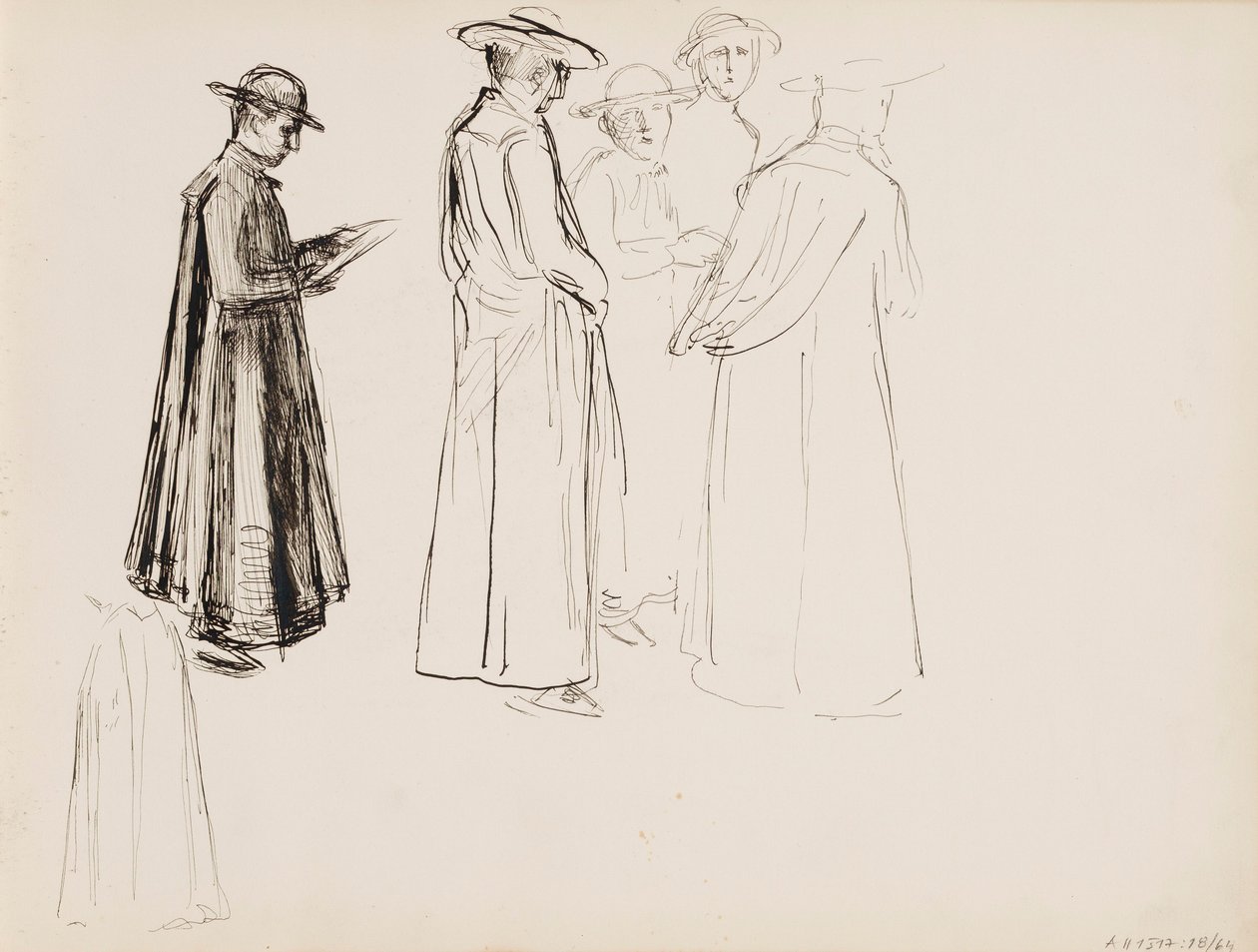 Geestelijken door Albert Edelfelt