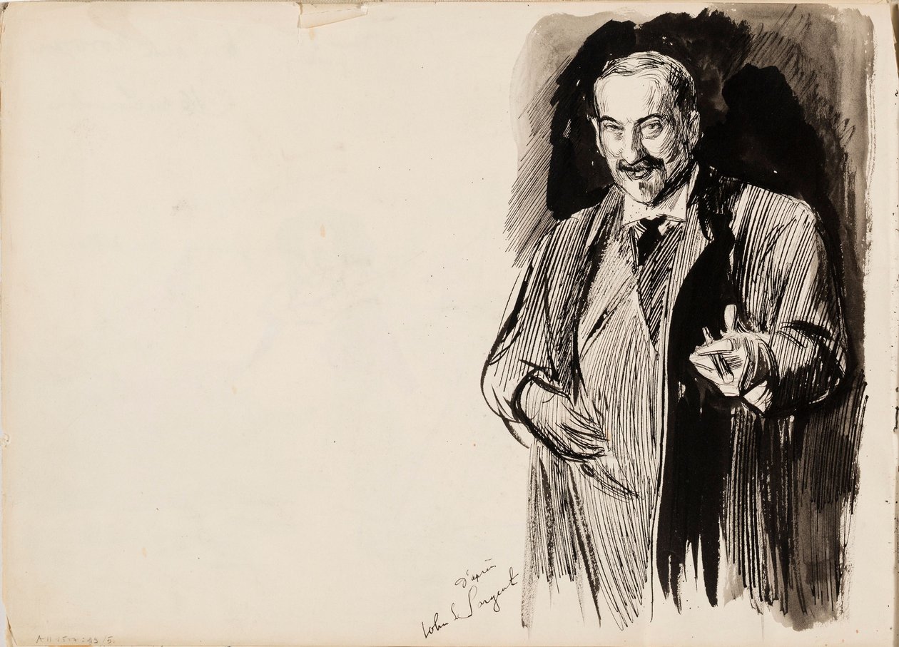 Asher Wertheimer naar John S. Sargent door Albert Edelfelt