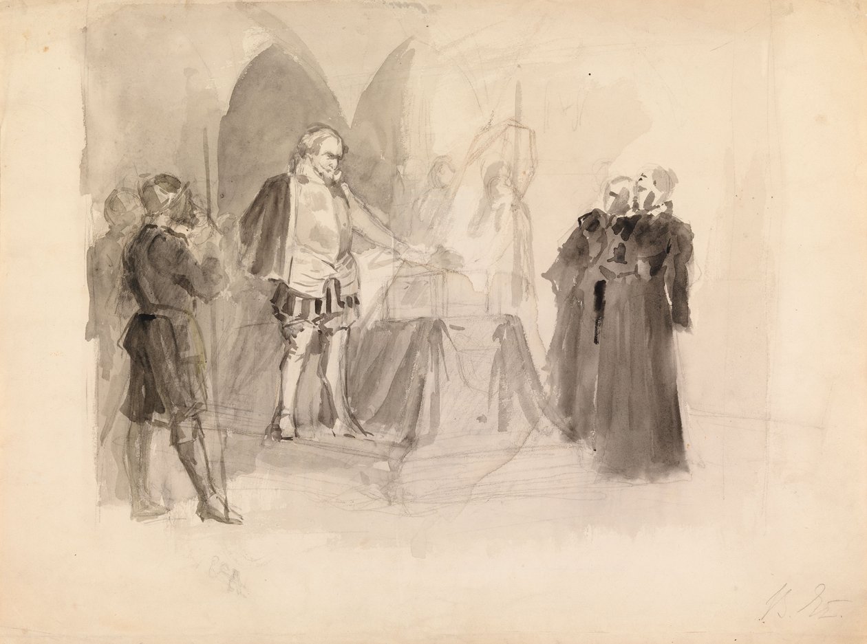 Zonder titel door Albert Edelfelt