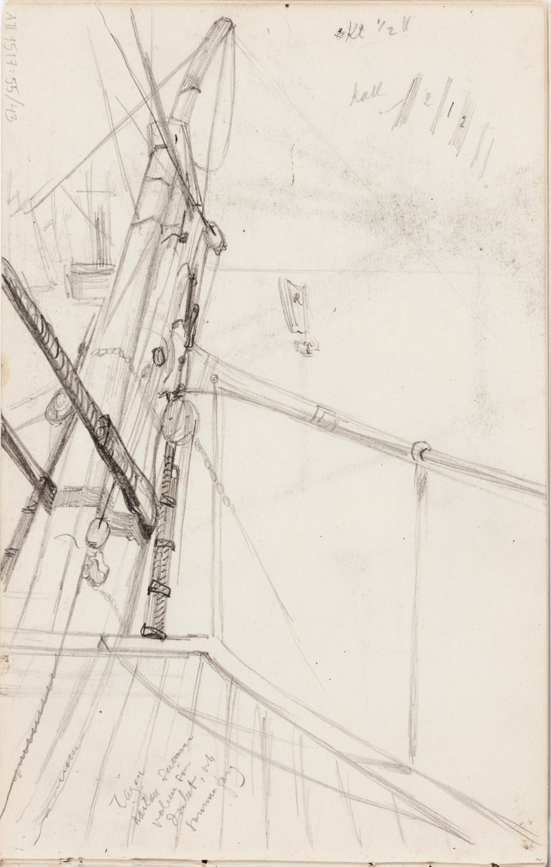 Zonder titel door Albert Edelfelt