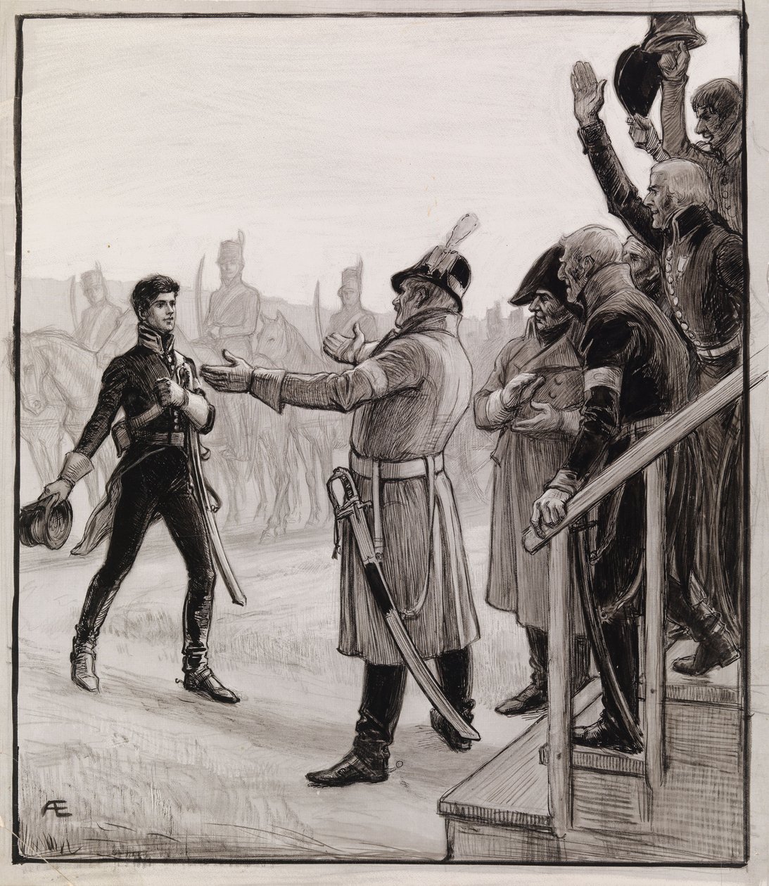 Zonder titel door Albert Edelfelt