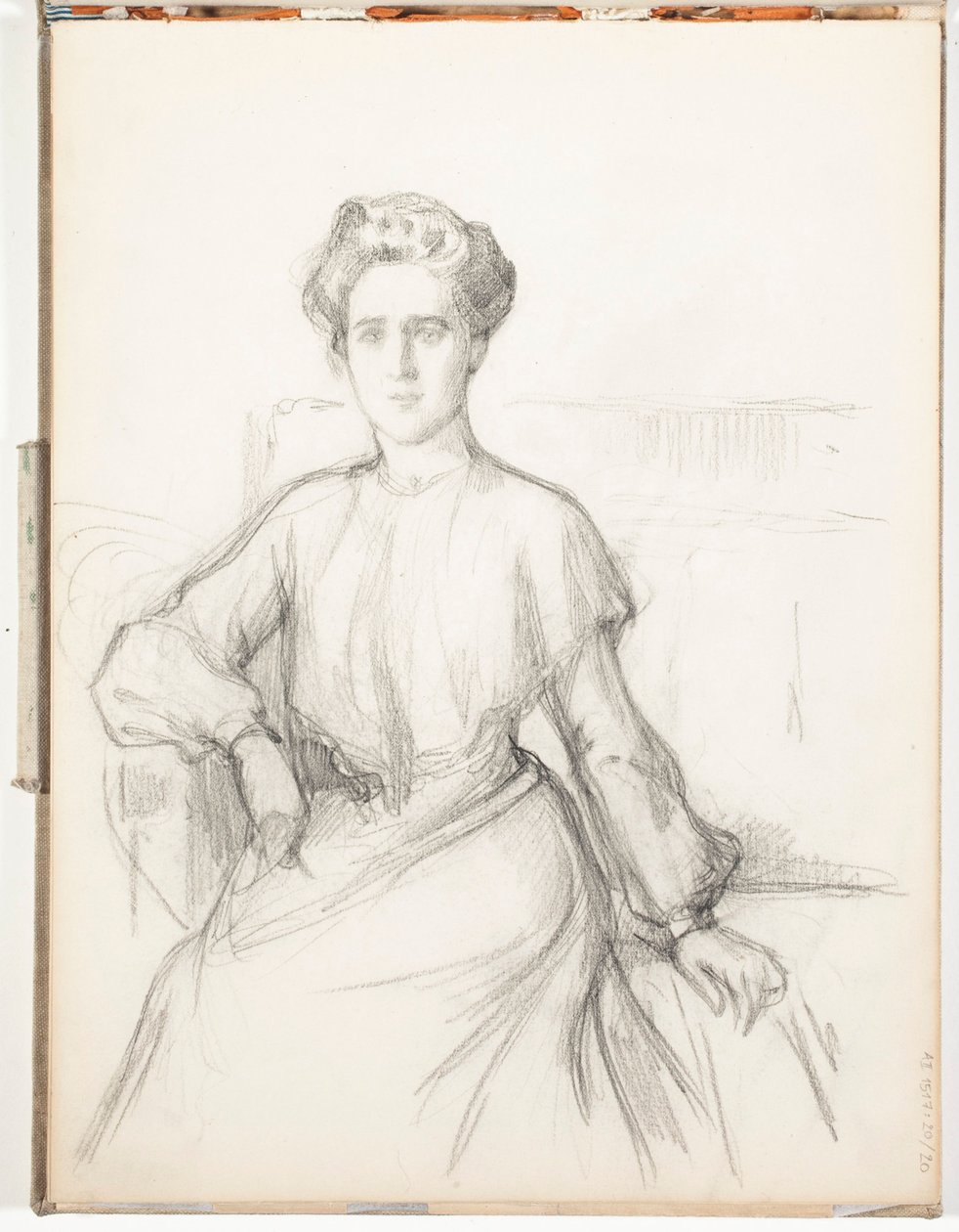 Zonder titel door Albert Edelfelt
