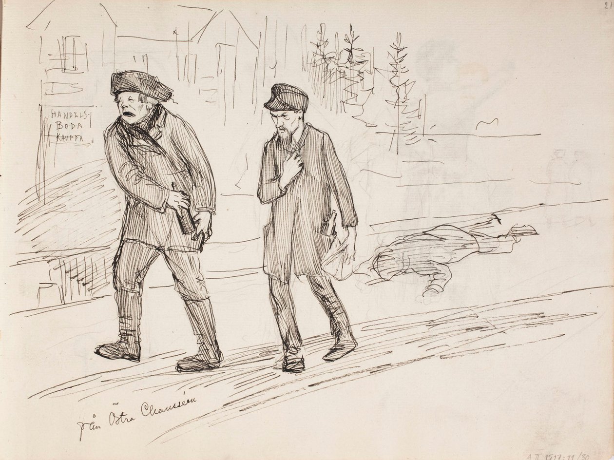 Zonder titel door Albert Edelfelt