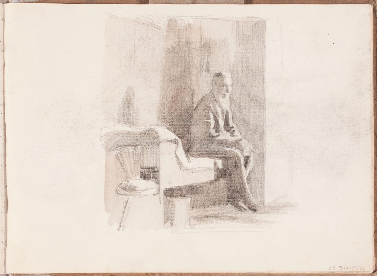 Zonder titel door Albert Edelfelt