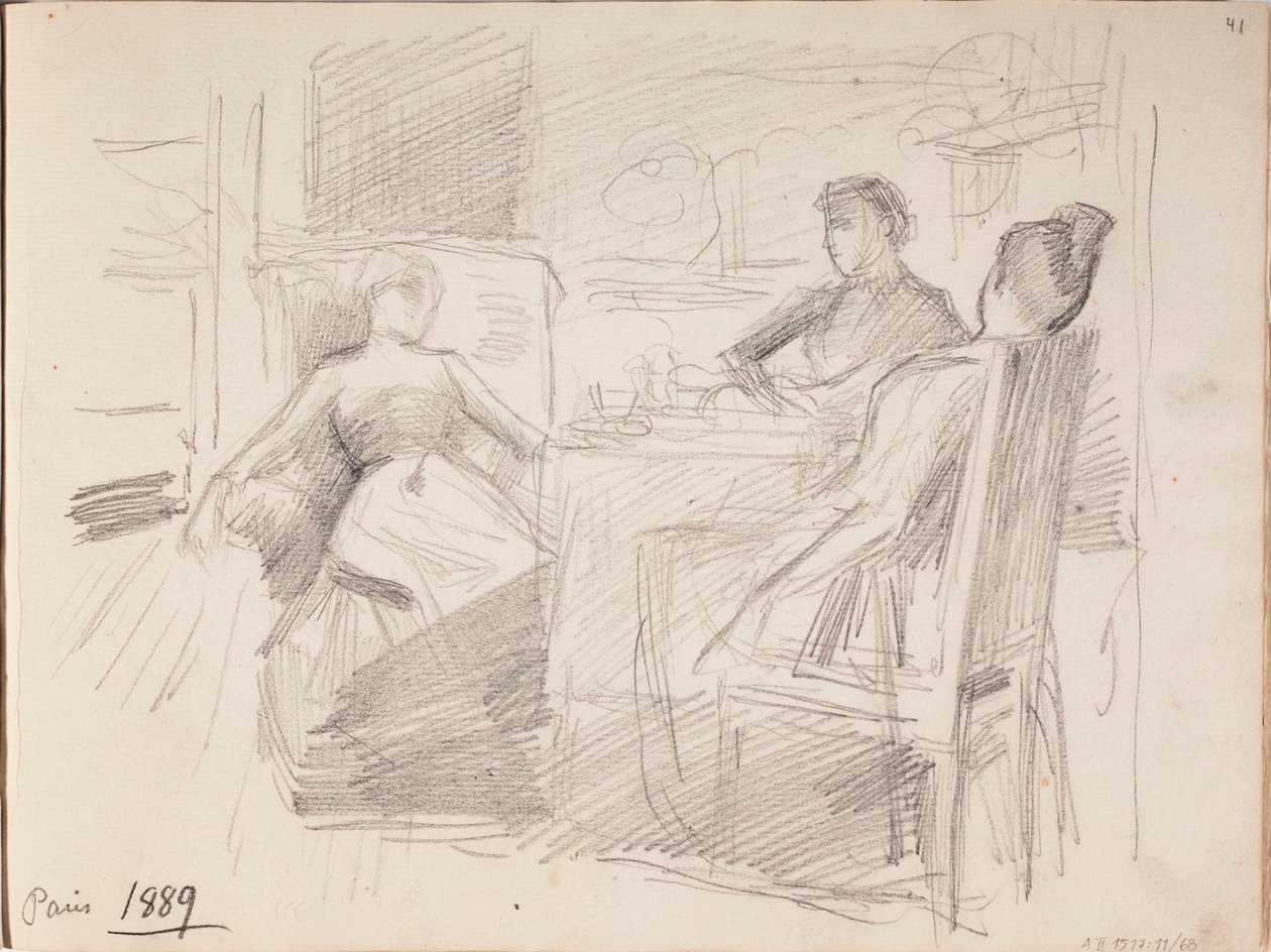 Zonder titel door Albert Edelfelt