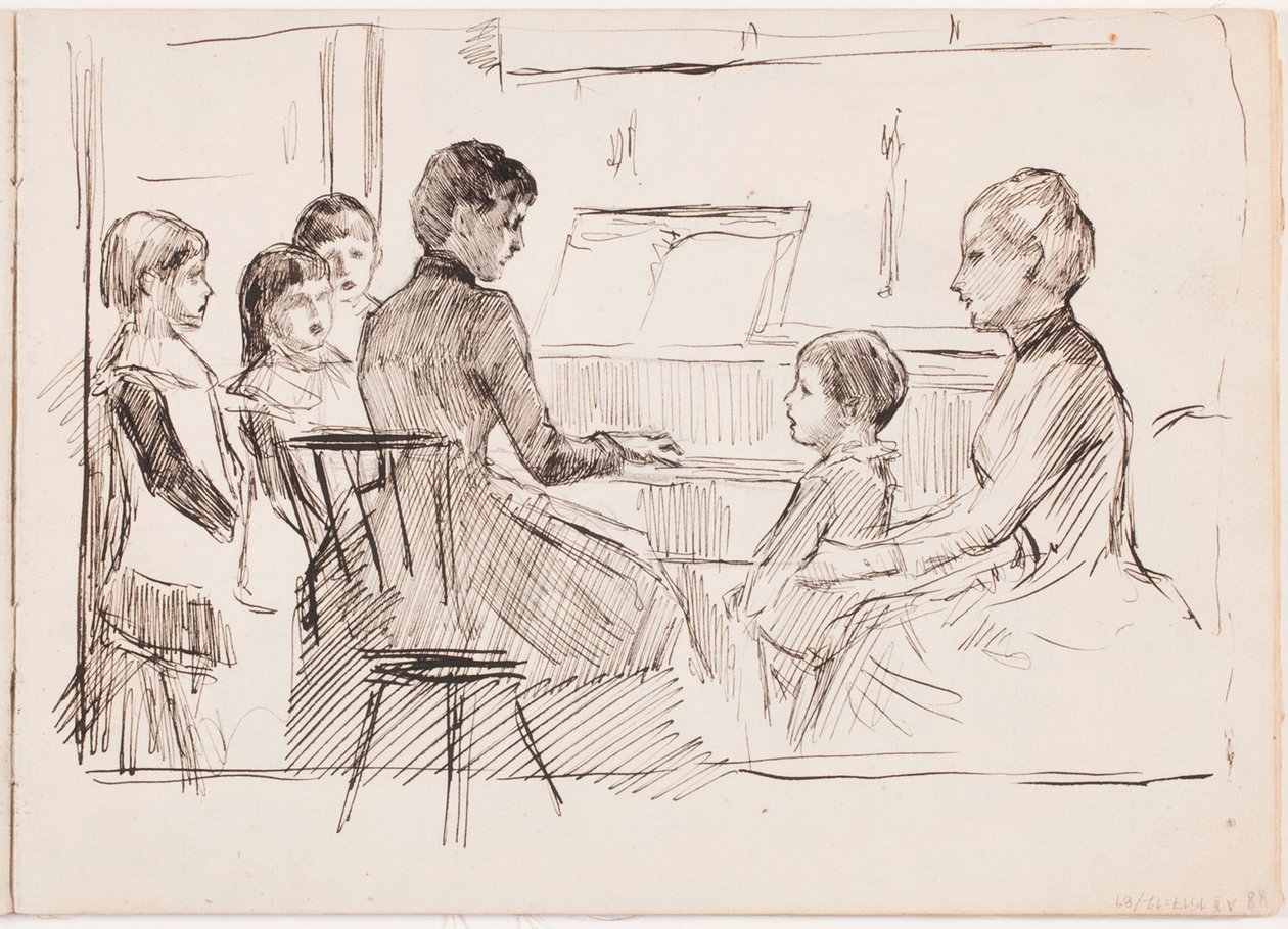 Zonder titel door Albert Edelfelt