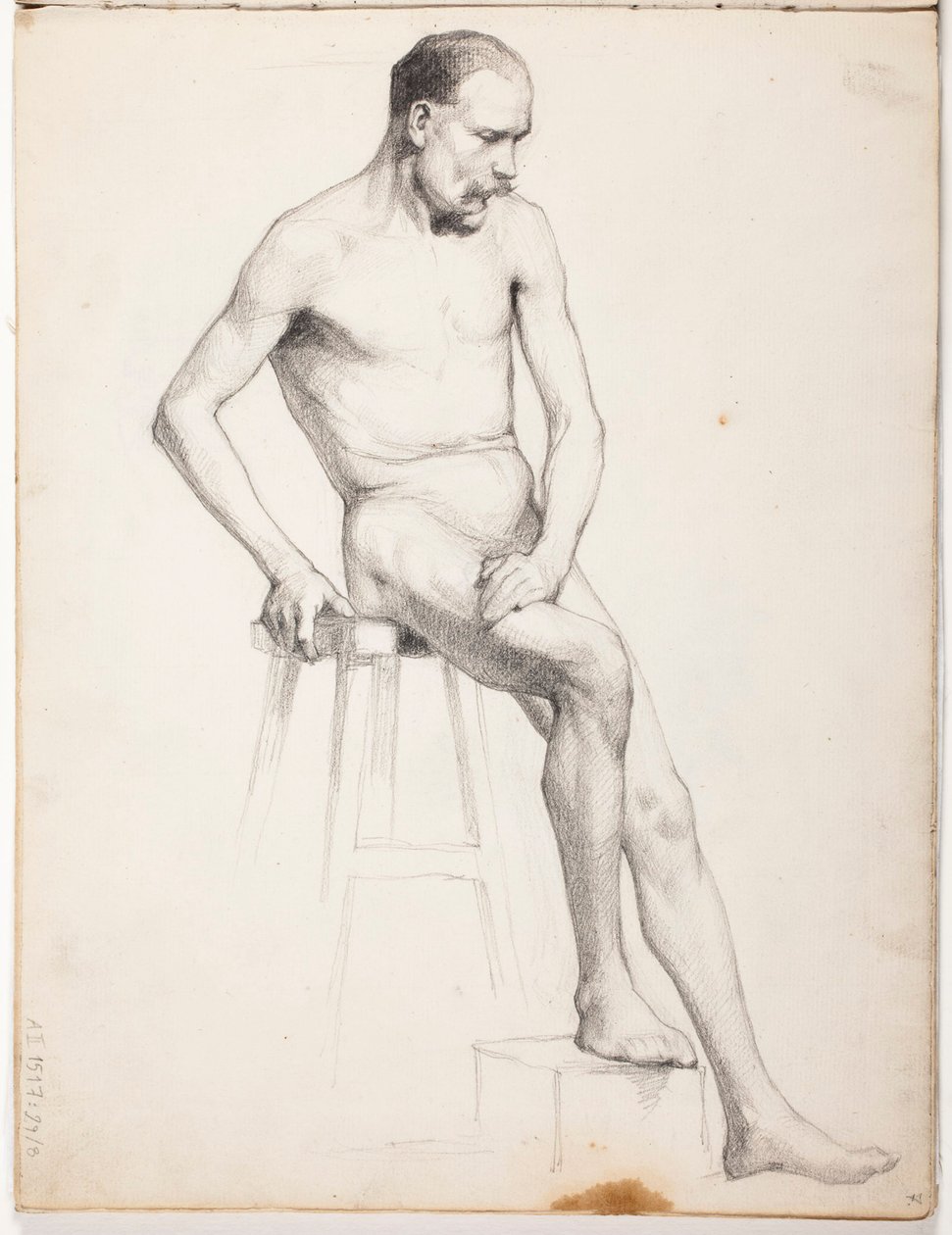 Zonder titel door Albert Edelfelt