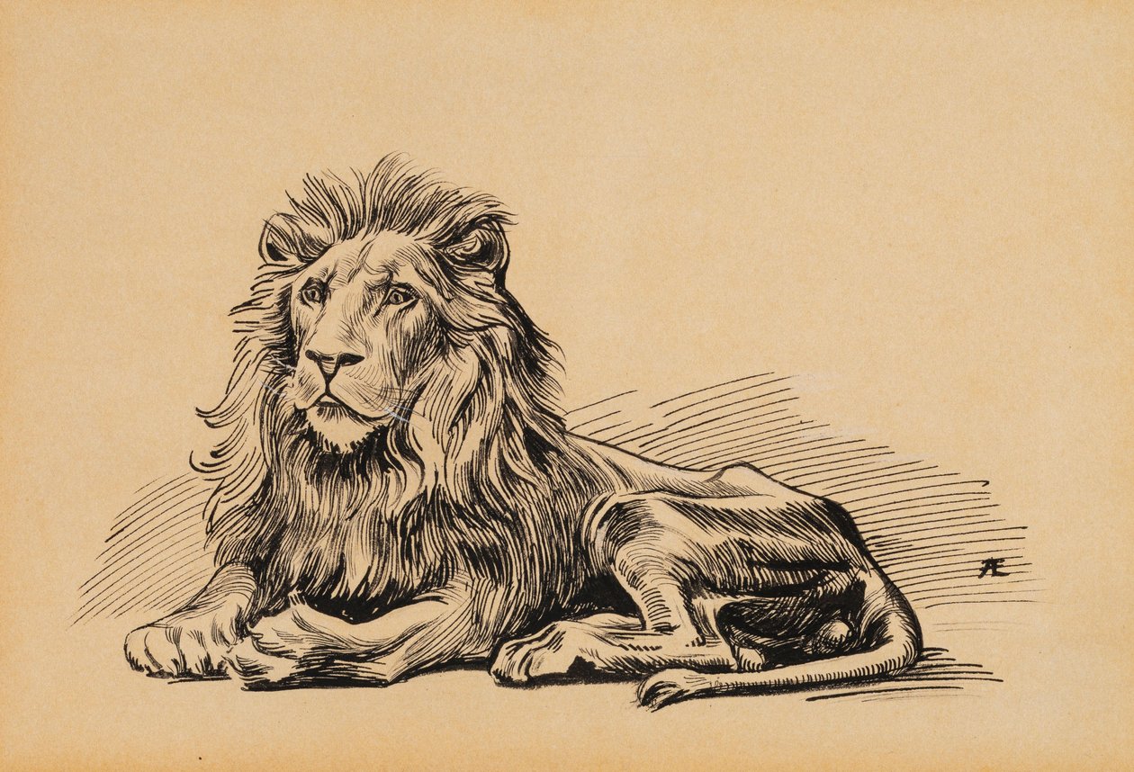 Zonder titel door Albert Edelfelt