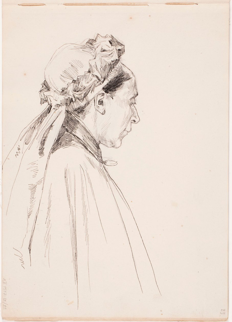 Zonder titel door Albert Edelfelt