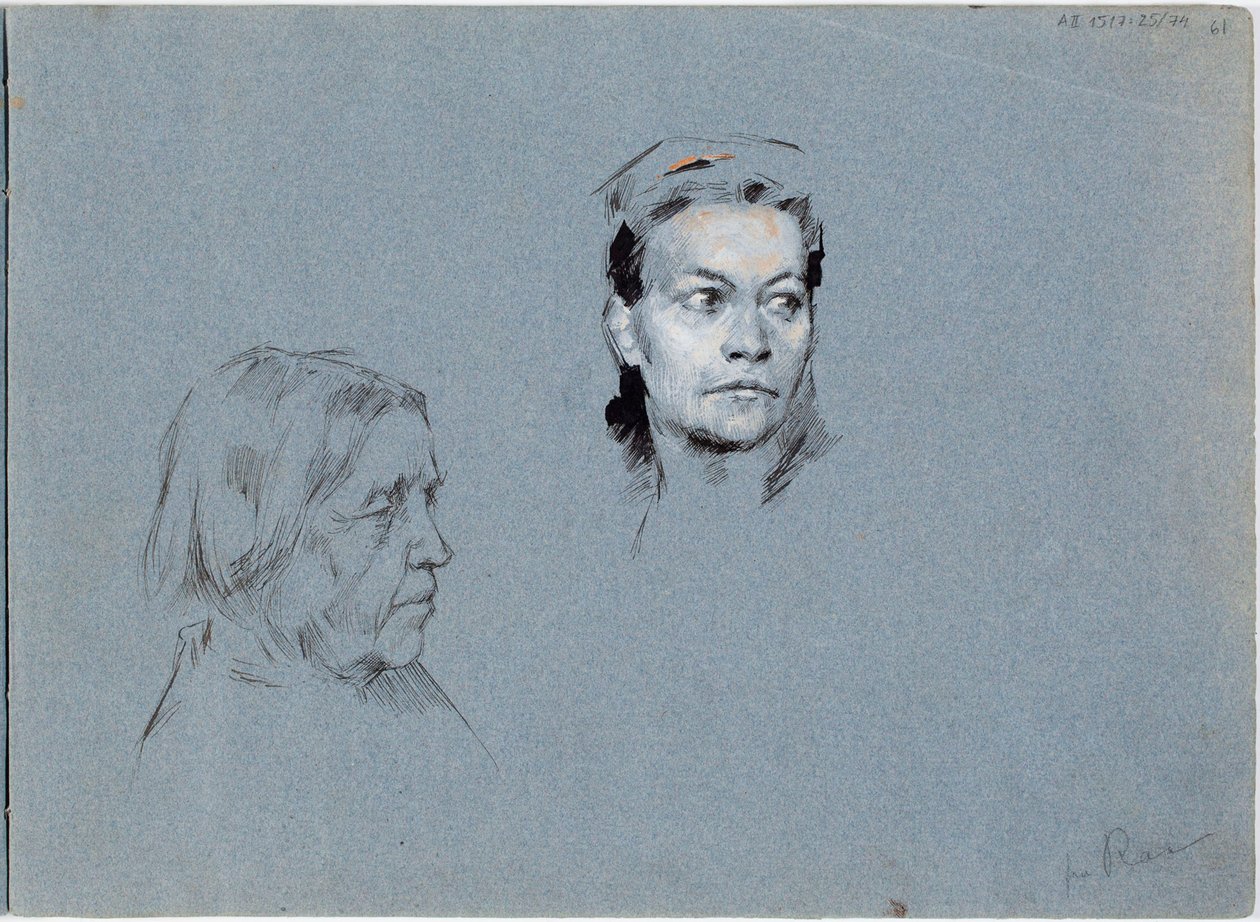 Zonder titel door Albert Edelfelt