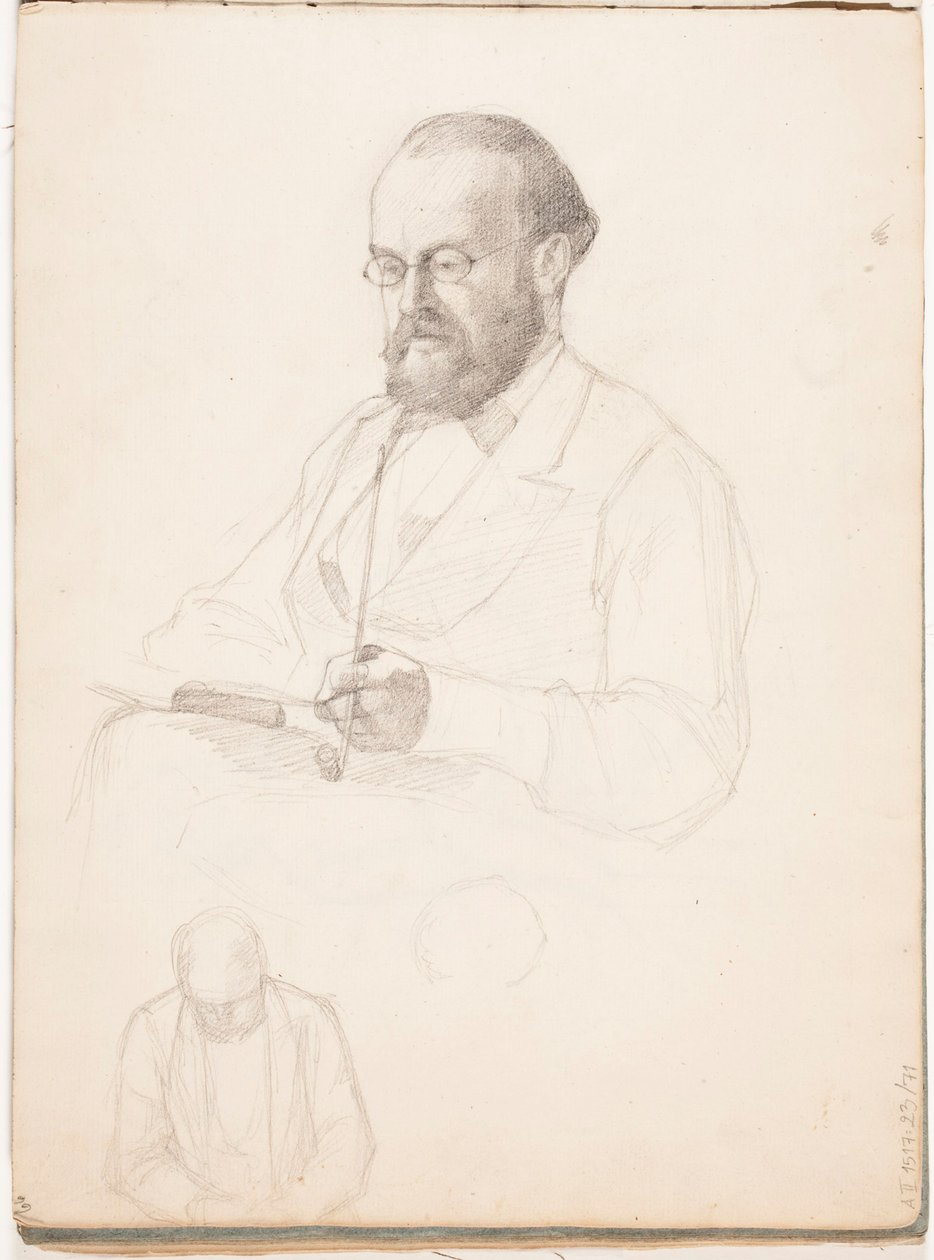 Zonder titel door Albert Edelfelt