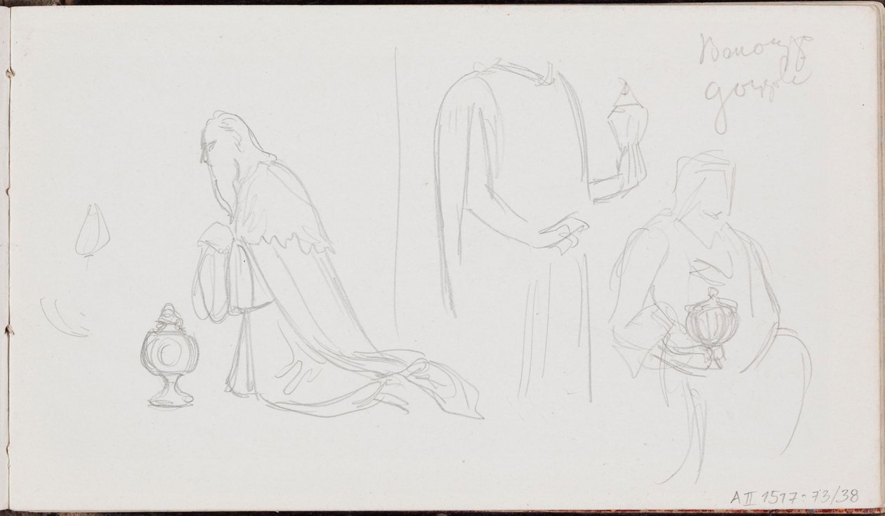Zonder titel door Albert Edelfelt