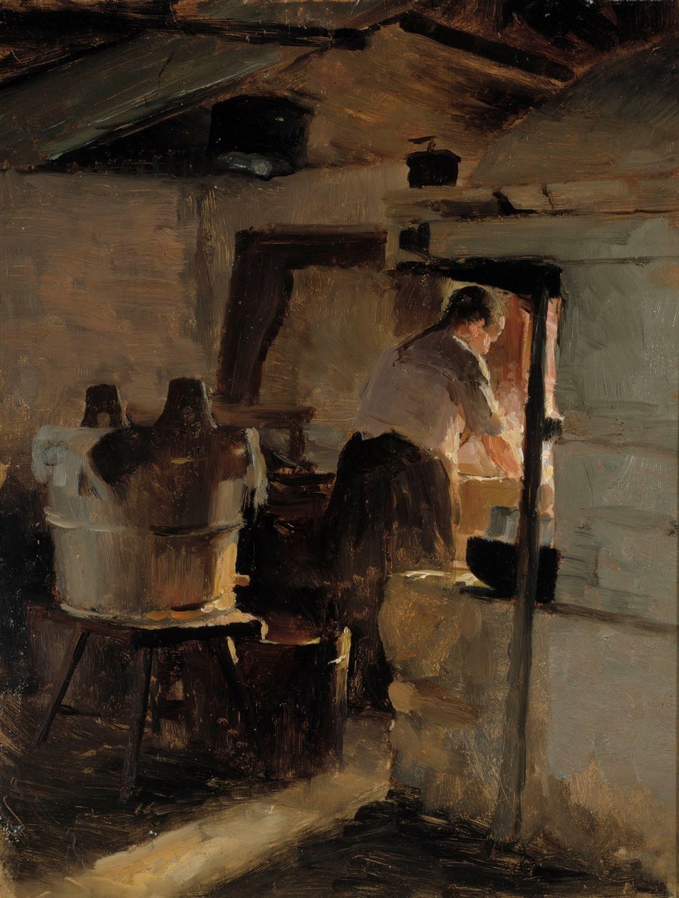Zonder titel door Albert Edelfelt
