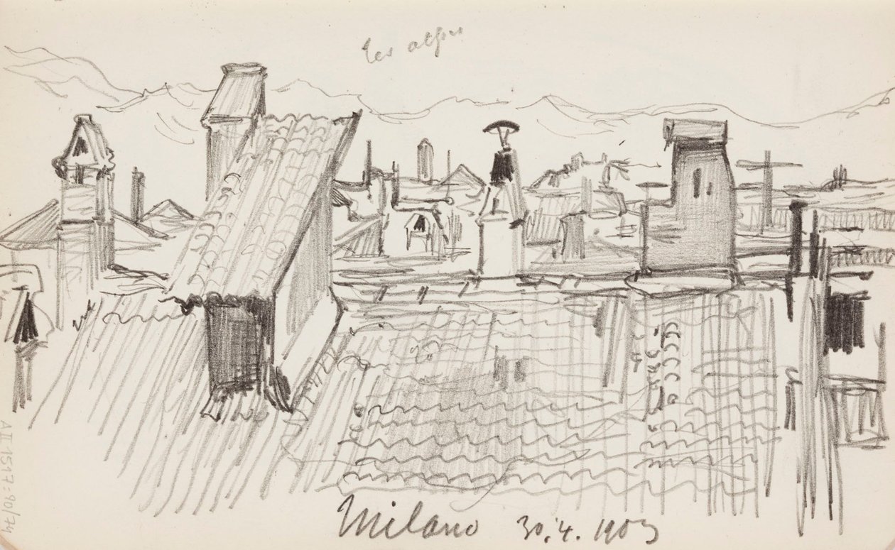 Zonder titel door Albert Edelfelt