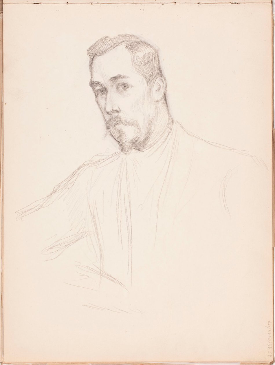 Zonder titel door Albert Edelfelt