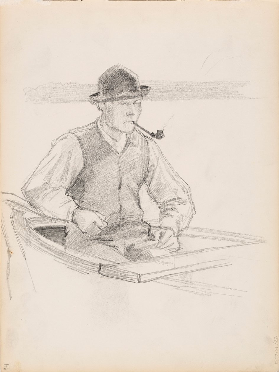 Zonder titel door Albert Edelfelt