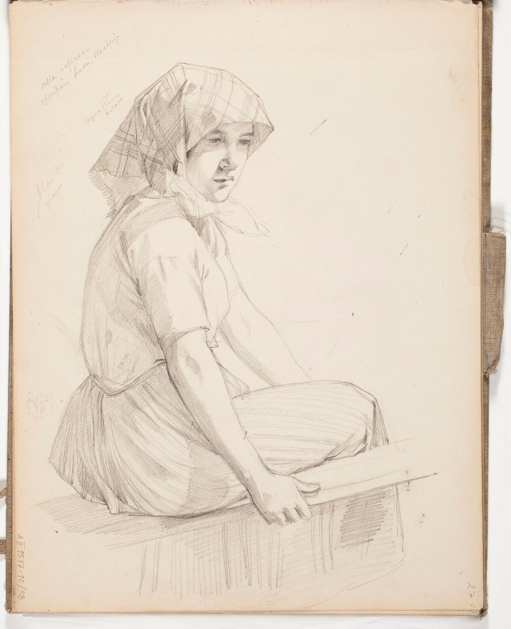 Zonder titel door Albert Edelfelt