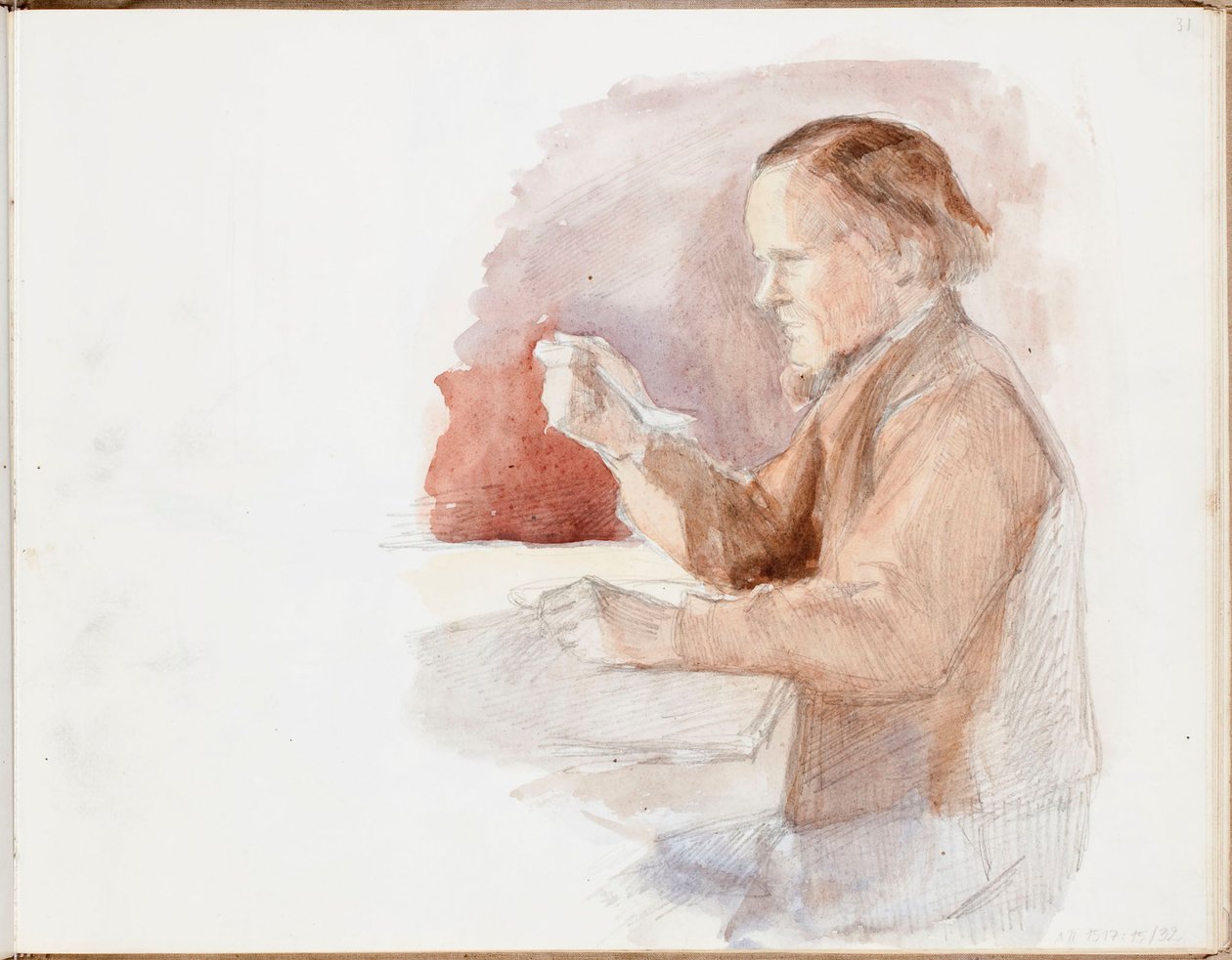 Zonder titel door Albert Edelfelt