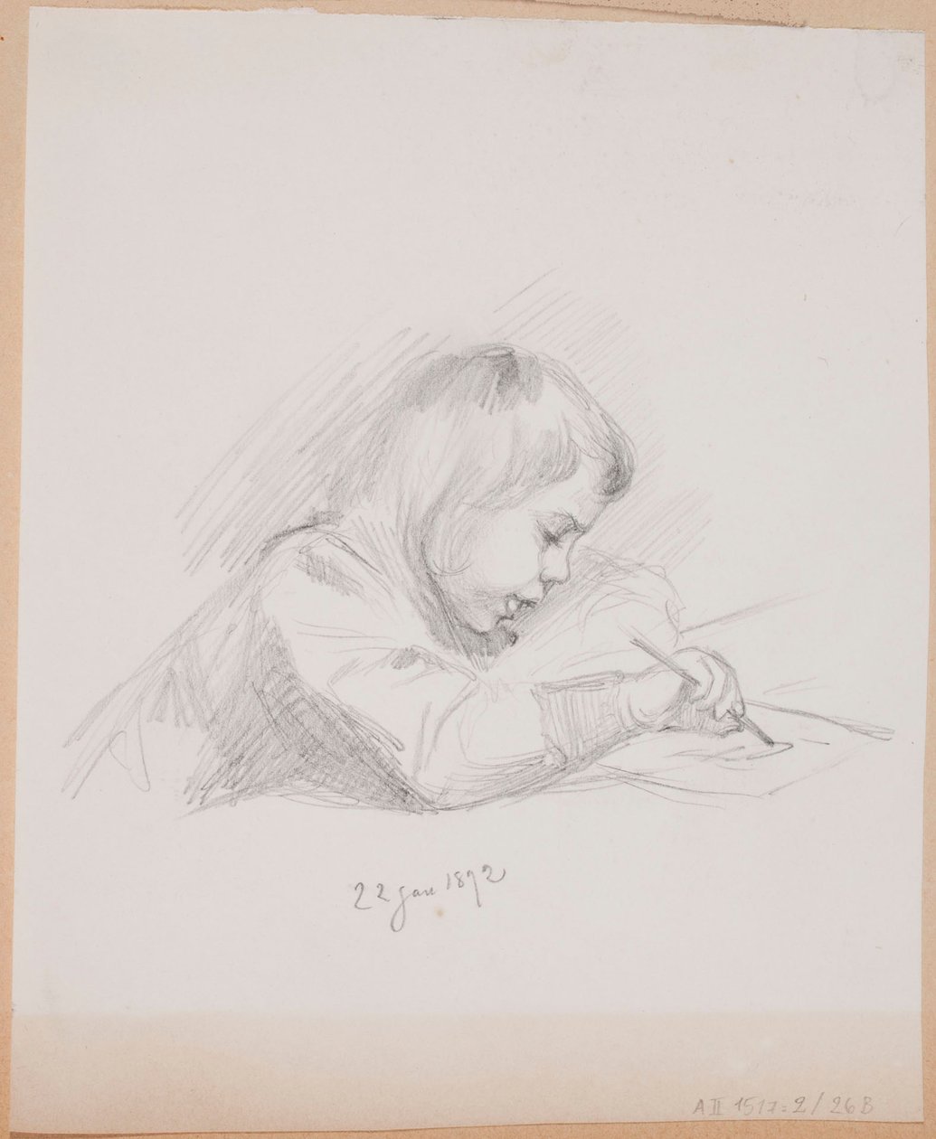 Zonder titel door Albert Edelfelt