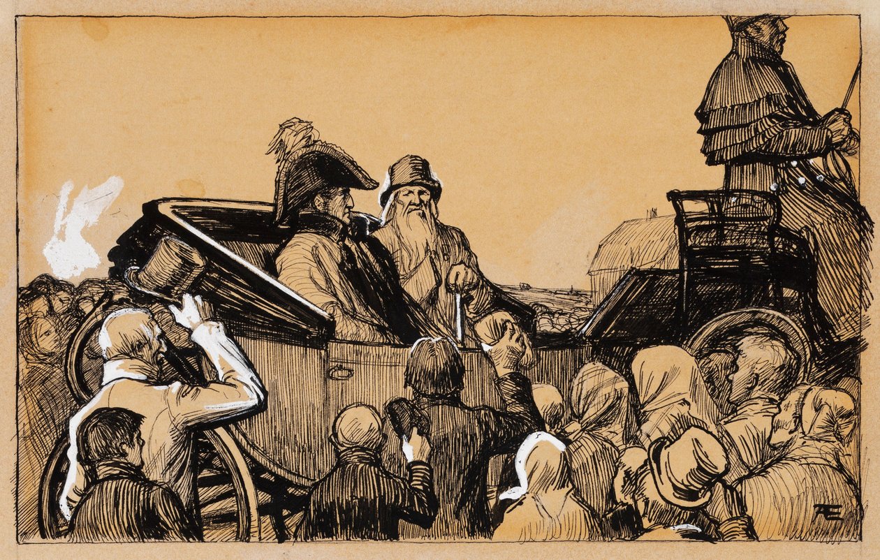 Zonder titel door Albert Edelfelt