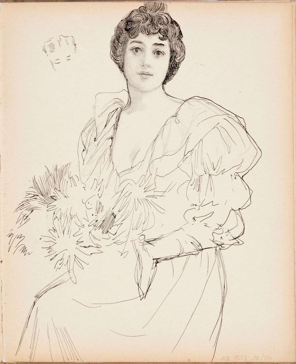 Zonder titel door Albert Edelfelt
