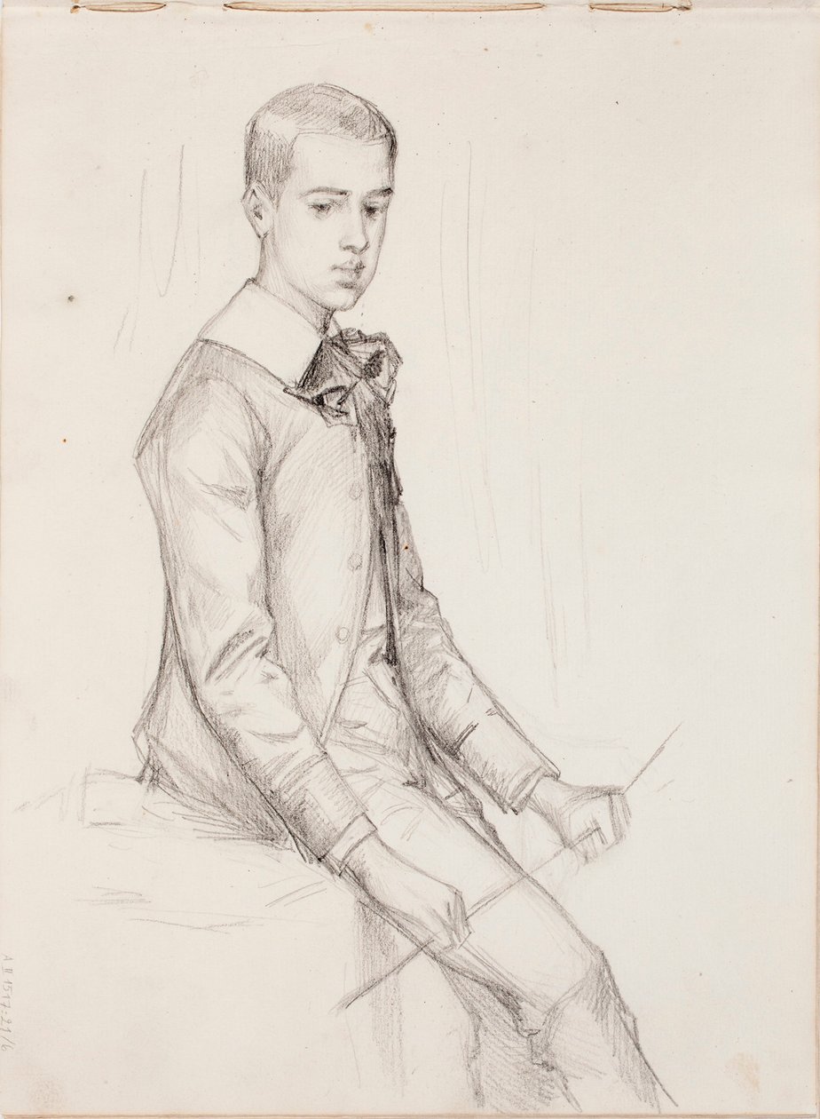 Zonder titel door Albert Edelfelt
