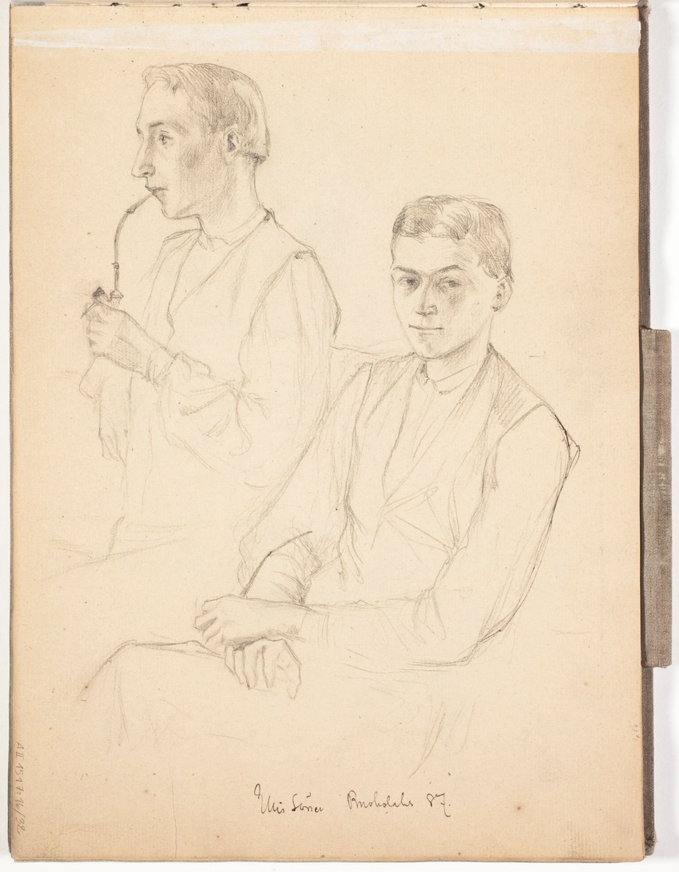 Zonder titel door Albert Edelfelt