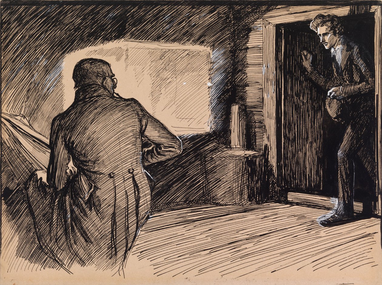 Zonder titel door Albert Edelfelt